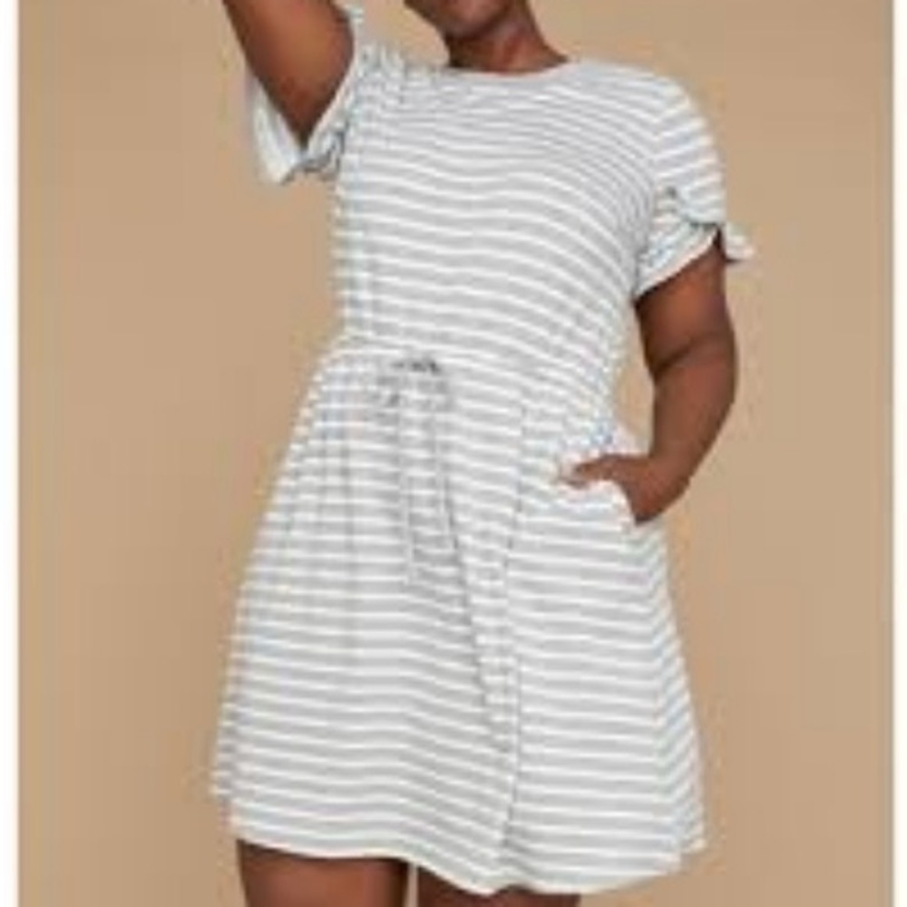 Lane Bryant French Terry Fit & Flare dress
